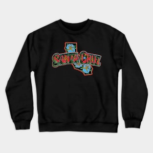 Santa Cruz roses Crewneck Sweatshirt